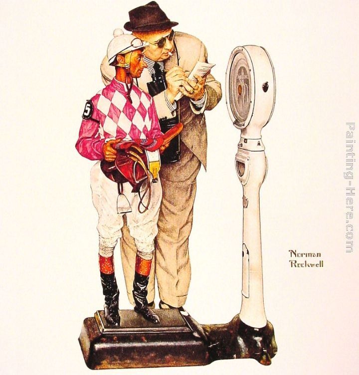 Norman Rockwell Weighing in